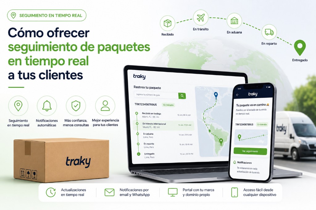 Cómo ofrecer seguimiento de paquetes en tiempo real a tus clientes